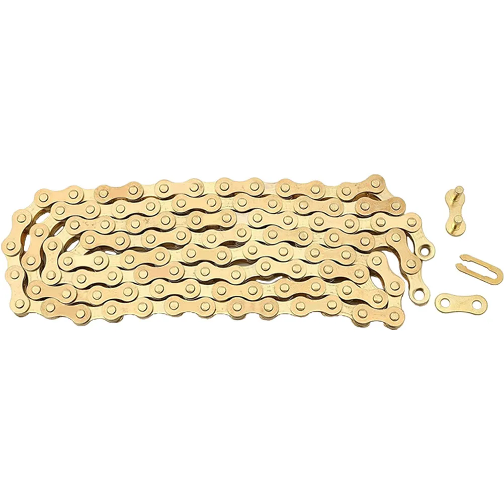 

1pcs Ultra-Light Mountain Bike Chain Professional Carbon Steel Cycling Chain Replacement Sturdy Wear-Resistant Anti-Rust Hollow