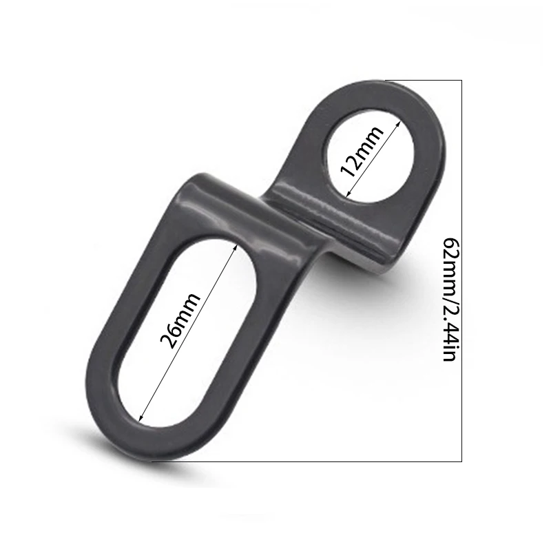 2PCS Universal Motorcycle Turn Signal Lights Brackets Motorbike Indicator Lamps Holder Fork Lamp Mount Clamps Metal Accessories