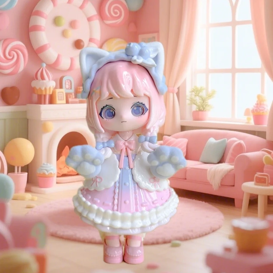 

Genuine Liroro Welcome To The Candy House Series Blind Box Mystery Box Dolls Kawaii Action Anime Figure Blind Box Toys Gift