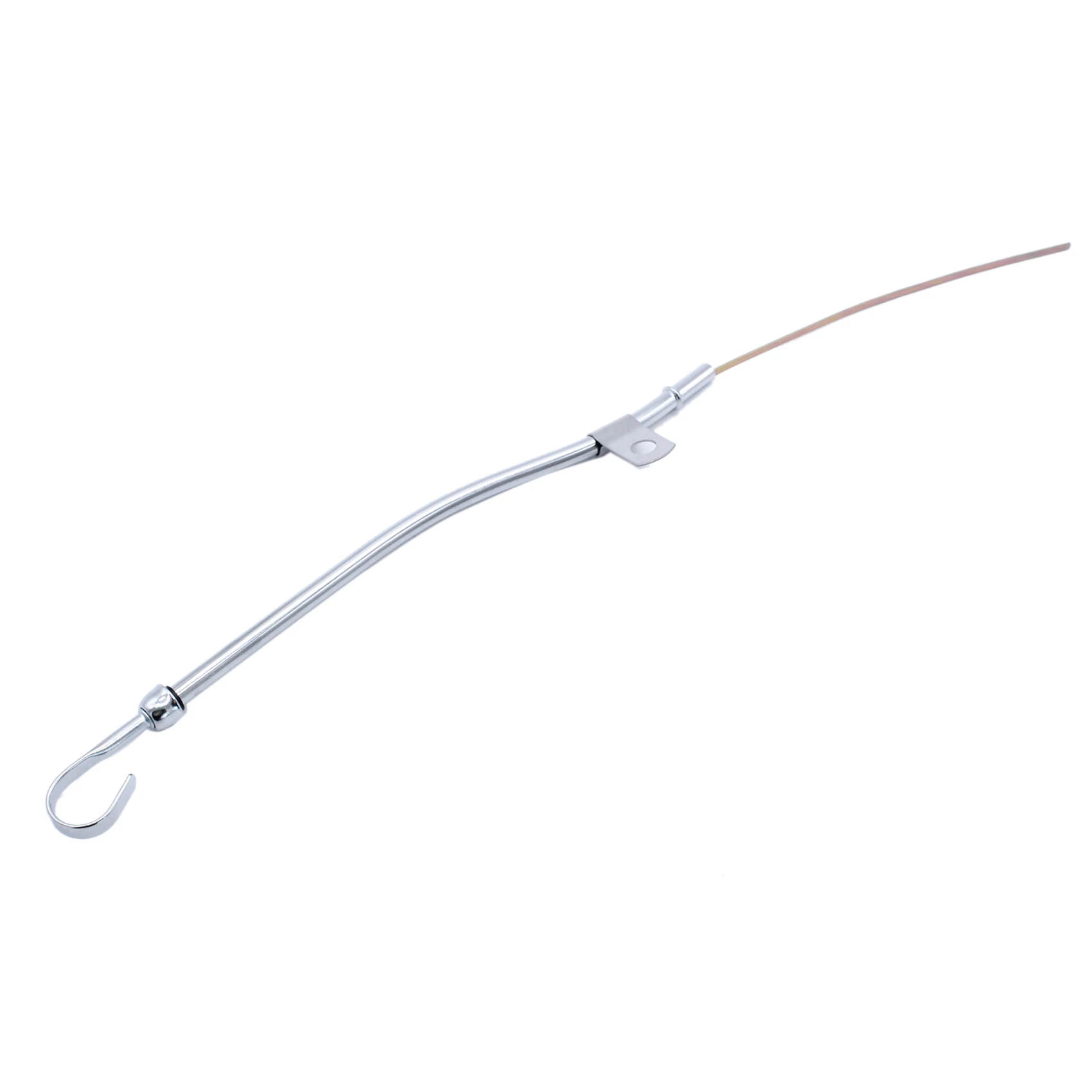 A67K-Engine Oil Dipstick Tube Dip Stick For 1965-1987 SB Ford Engine 260 289 302 347 351W Chrome Steel