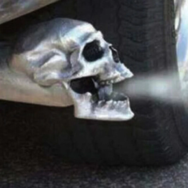 Motorcycle Exhaust Pipe Decoration,Halloween Skull Creative Car Escape Pipe Decoration