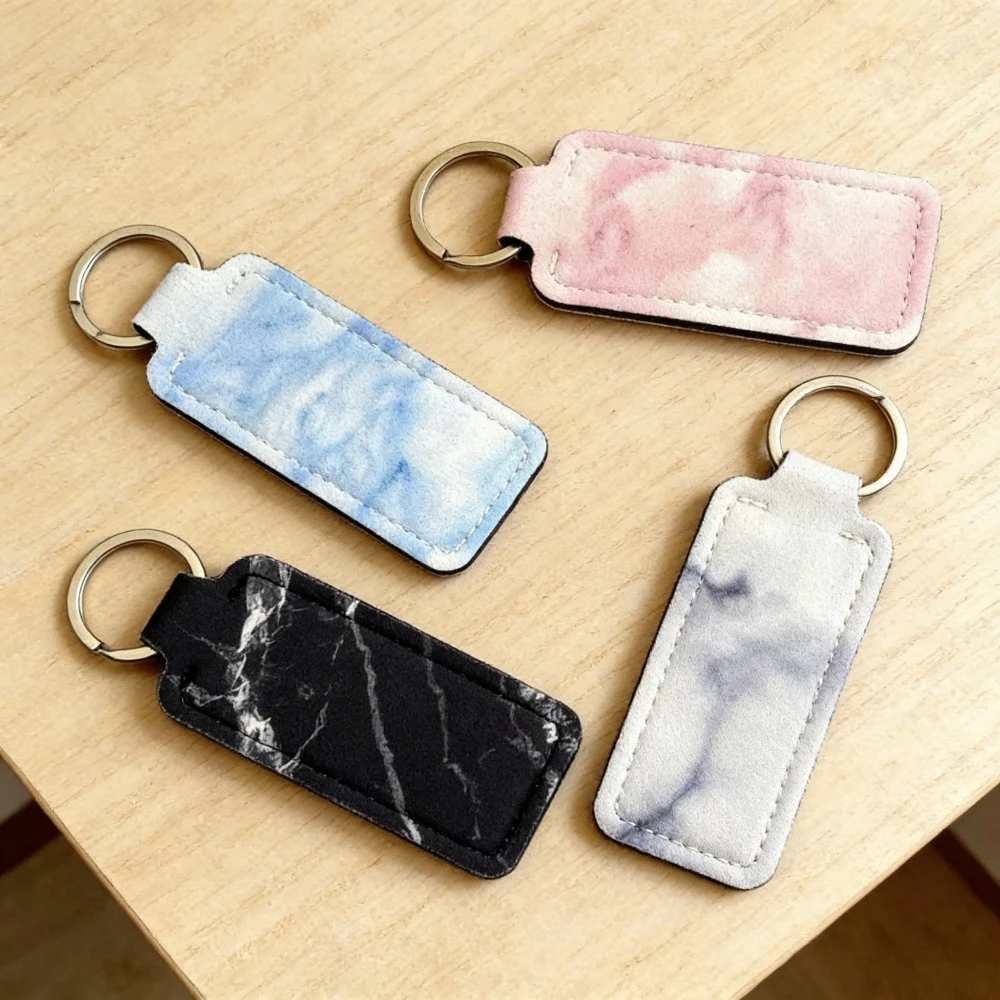 

Personalized Girlfriend Daily Keychain Colored Pattern Metal Pendant Waist Hanging Key Ring Waterproof Cloth Chic Keyring Gifts
