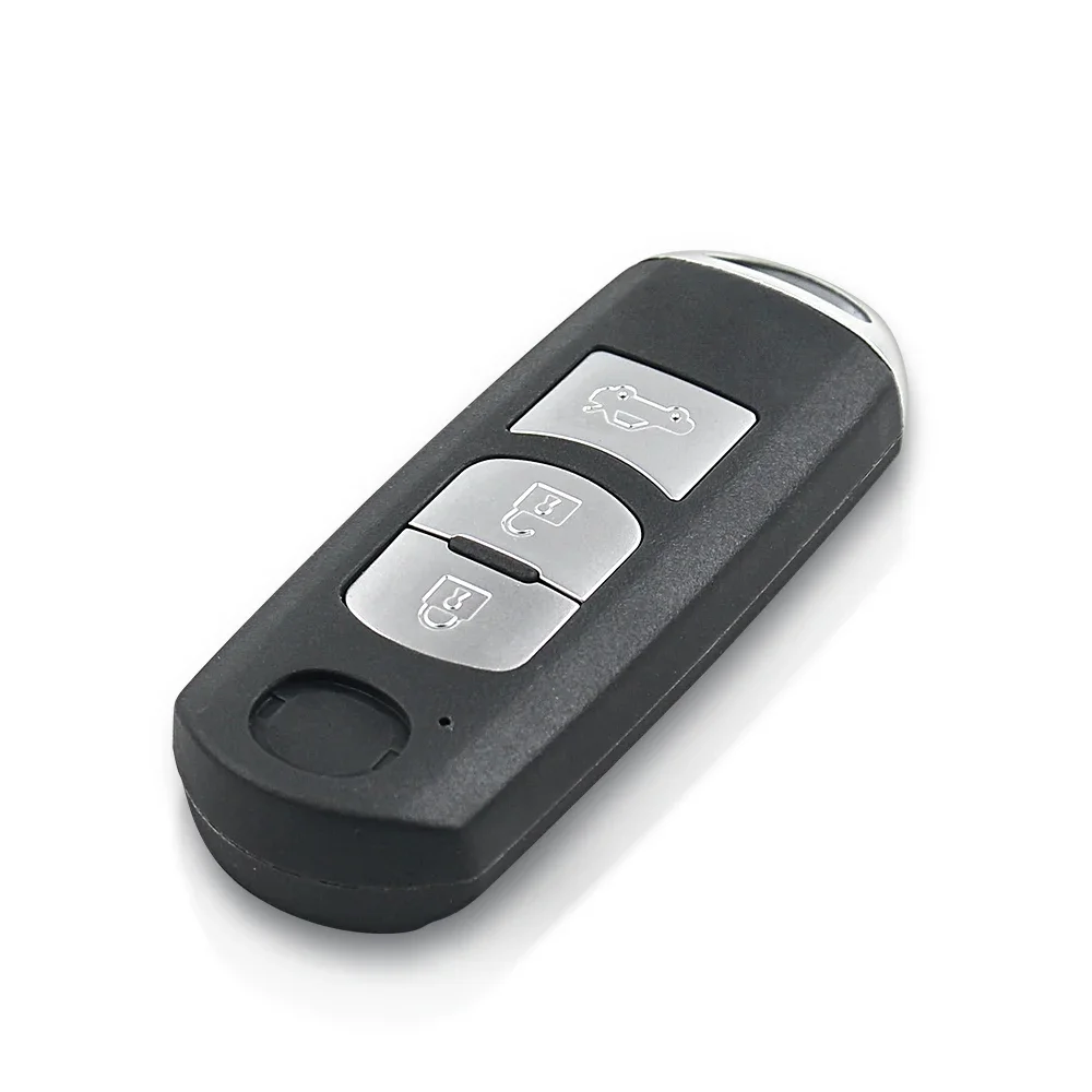 KEYYOU Smart Remote Key Shell Case 2/3/4 Button Fit For Mazda CX-3 Axela CX-5 Atenza Model SKE13E-01 SKE13E-02 2015 2016 2017