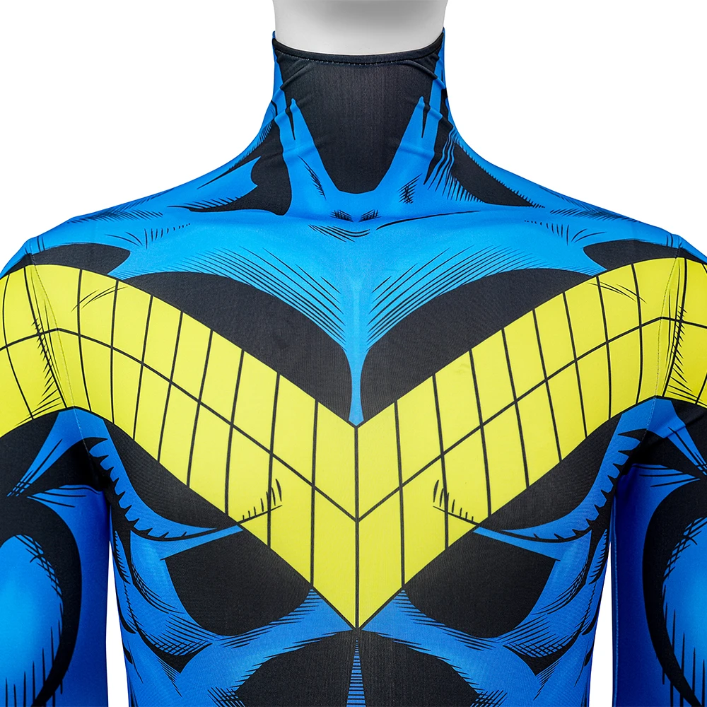Titans Zentai Bodysuit Cosplay Kostüm Nightwings Man Disfraz Halloween CARNIVAL Party Oufits