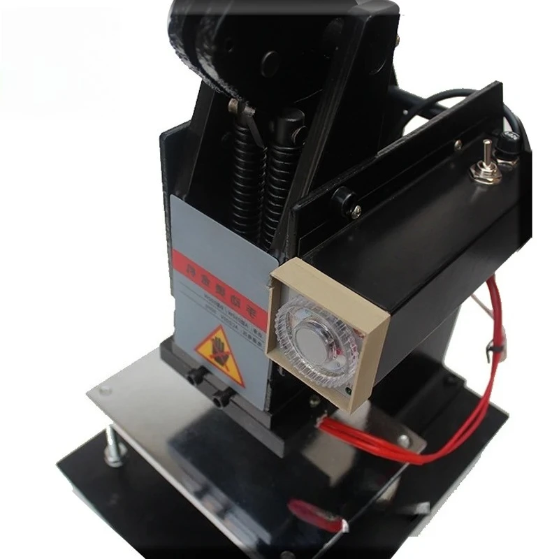 Manual Hot Stamping Embossing Machine 220V 150*100mm Leather Bronzing Machine LOGO Hot Branding Imprinting Equipment