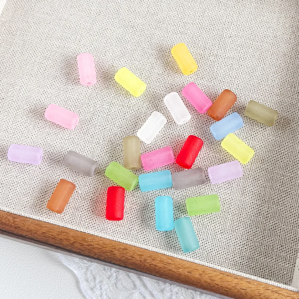 

Cordial Design 750Pcs 7*14MM DIY Beads/Matte Effect/Hand Made/Jewelry Findings & Components/Cylinder Shape/Acrylic #18243