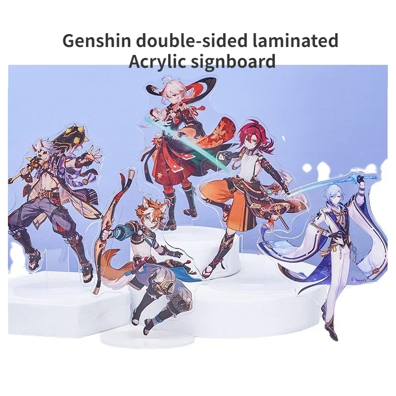 Cartoon Anime Genshin Impact Surrounding Laminated Acrylic Plaque Raiden Shogun Kamisato Ayaka Kaedehara Kazuha Yoimiya Ornament