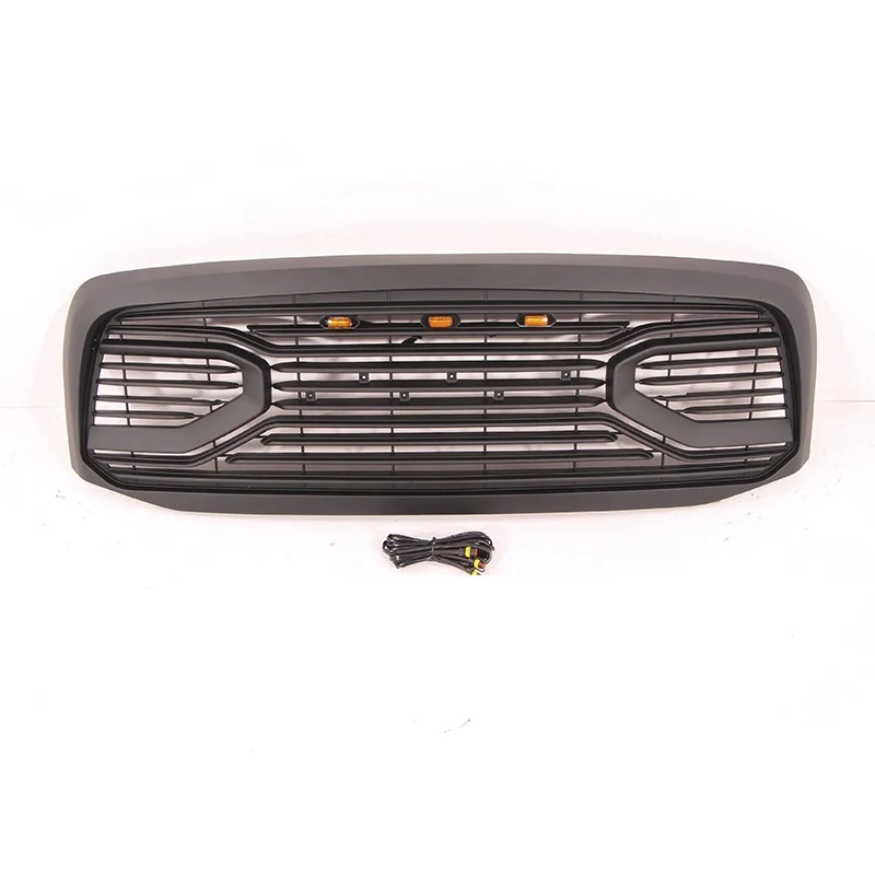 

2006 2008 Auto Parts Other Exterior Accessories Black Car Grills Front Bumper Grill Fit for Dodge Ram Customized REPLACEMENT ABS