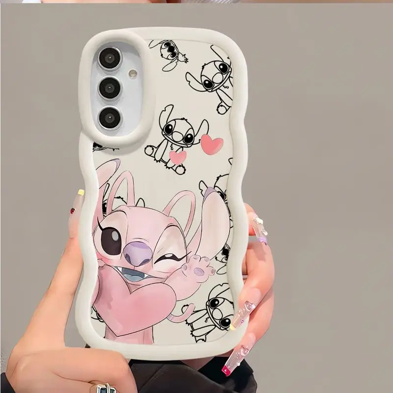 Disney Angle Stitch Phone Case for Samsung Galaxy A20s A30s A50 A50s A02s A03 Core A04e A05s A11 A12 A13 A14 A15 A21s A51 4G 5G