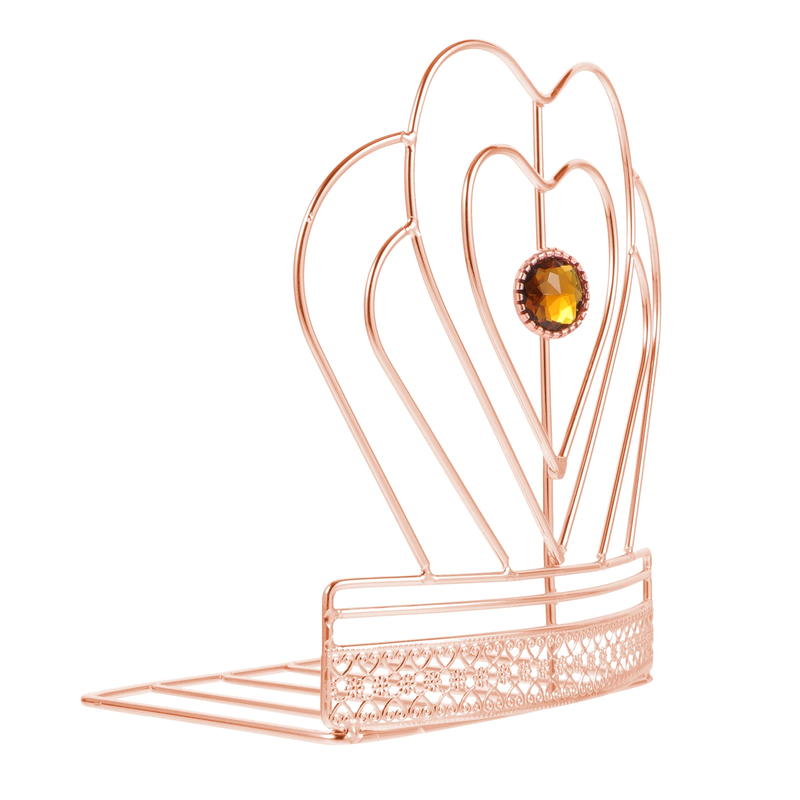 Book Stand Retro Decor Office Bookends Nordic Iron Stopper Household Student Decorative