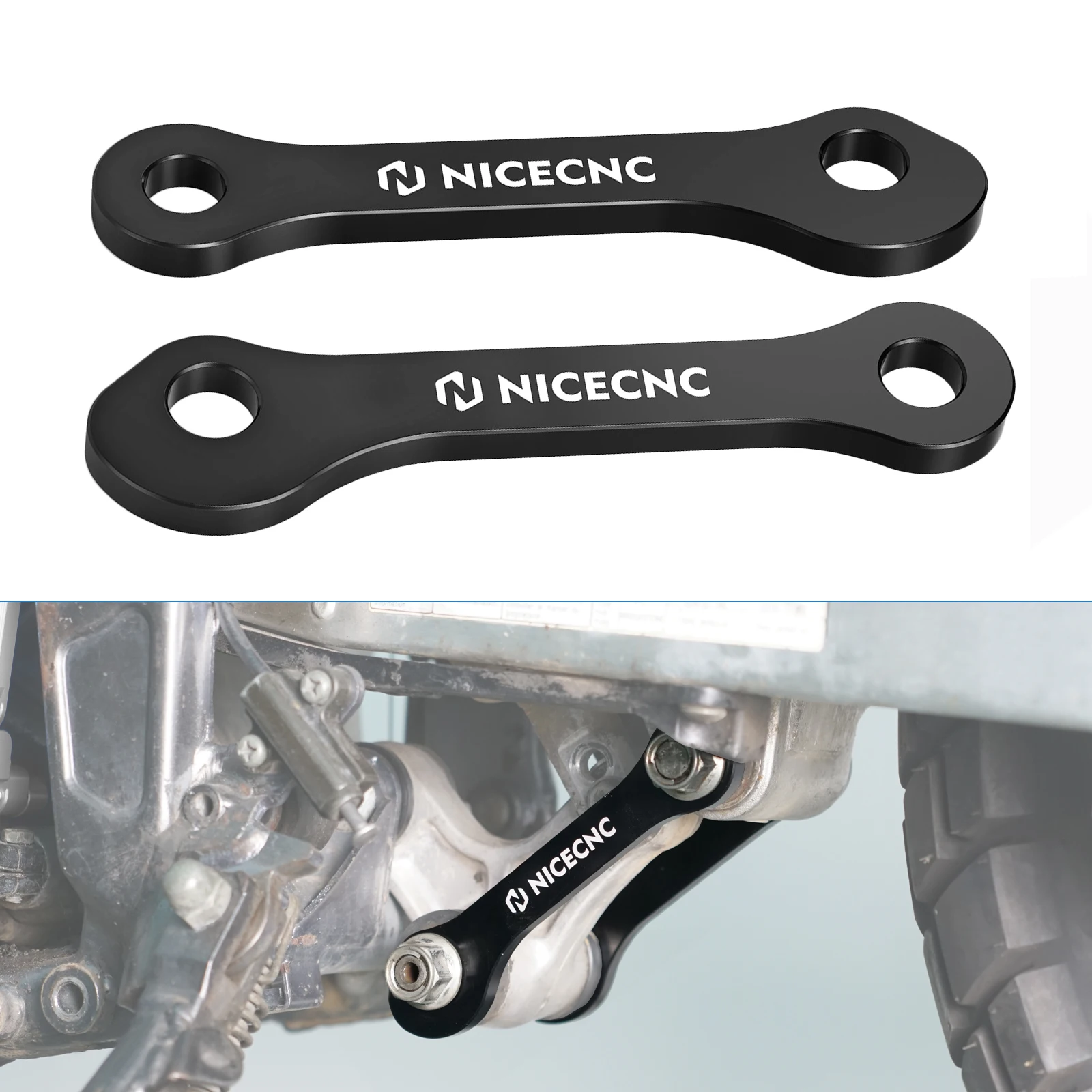

NICECNC 1" Lower Motorcycle Lowering Links for Suzuki DR650 S SE DR650S DR650SE 1996-2024