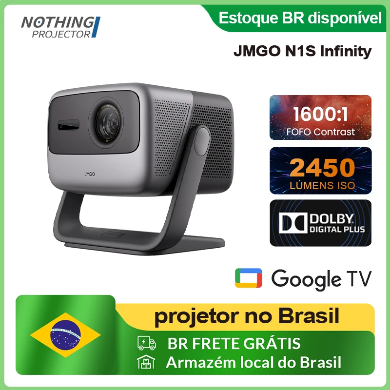 JMGO N1S Infinity: A Análise Completa de um Projetor Laser Tríplice 4K com Google TV
