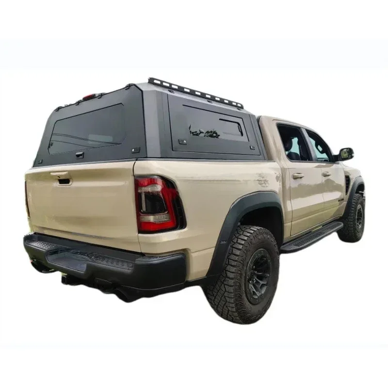 KQX Waterproof Anti-Rust Aluminum Steel Hard Top Canopy With 5.7ft Pickup Truck