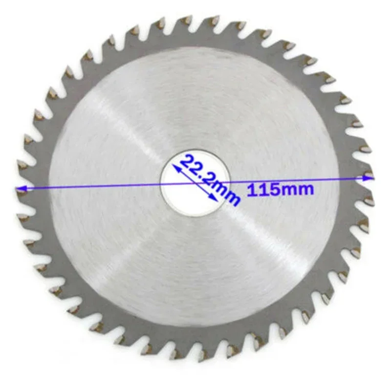Disco de corte de madera con hoja de sierra Circular, 115/125mm, 40T, para cortador de aglomerado de Metal, herramienta eléctrica multiherramienta