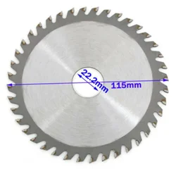 Disco de corte de madera con hoja de sierra Circular, 115/125mm, 40T, para cortador de aglomerado de Metal, herramienta eléctrica multiherramienta de 4/5 
