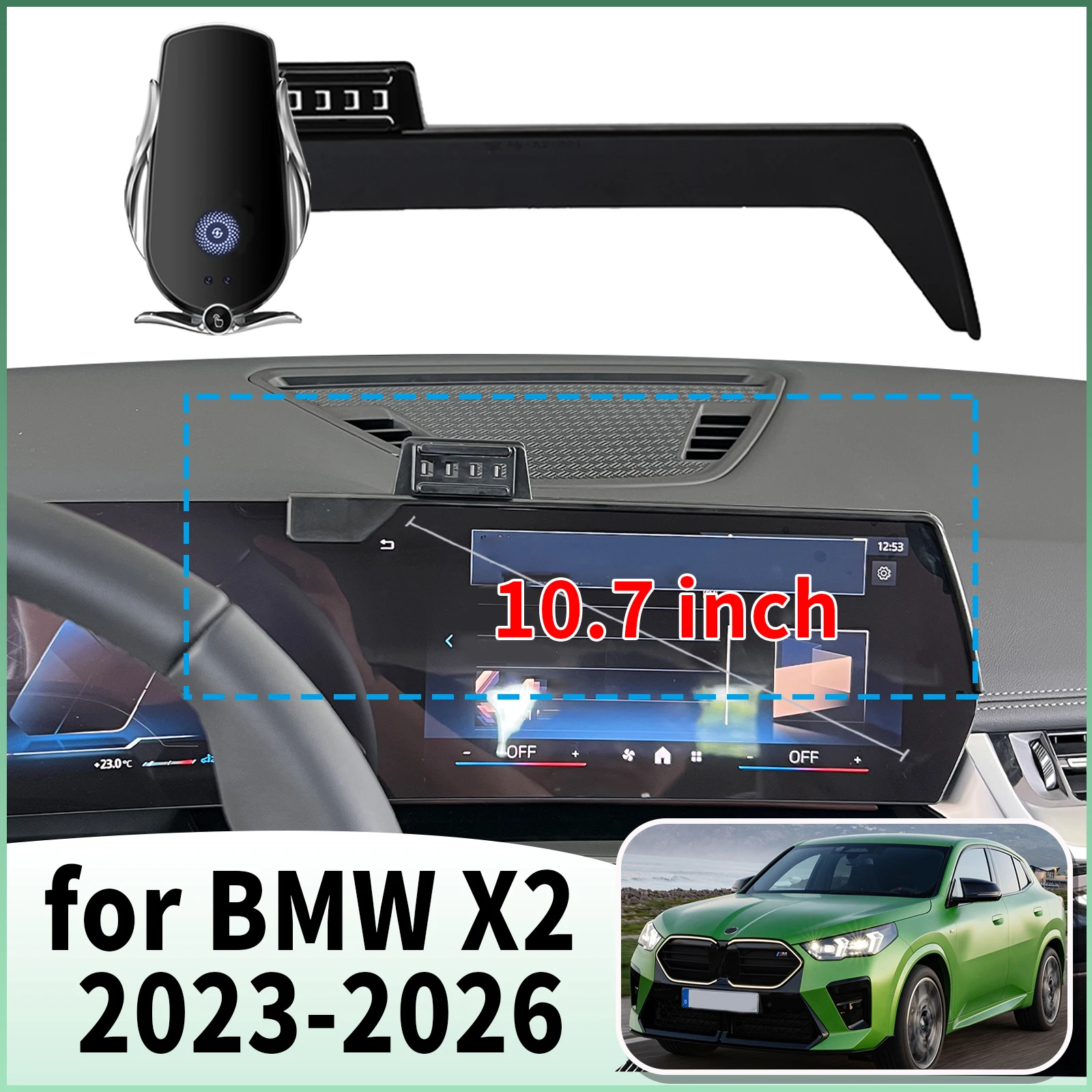 

fit for BMW X2 2023 2024 2025 2026 ix2 Specific Dashboard Navigation Phone Holder Mount Design Car​​ accessoires