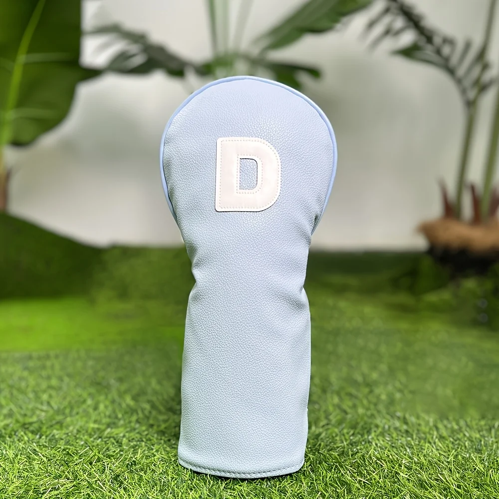 Golf Club Head Covers Golf Club Protective Sleeve Drive PU Waterproof Material Better Protection of Golf Clubs Blue Utility view 3