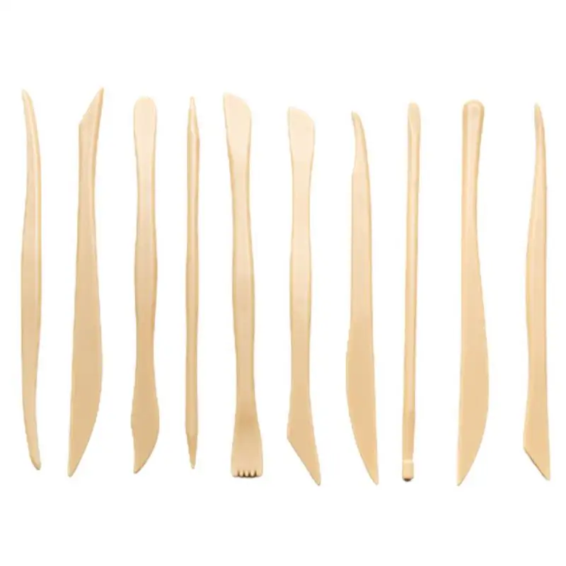 Clay Tools Sculpting 10pcs Clay Tools For Kids And Adults Polymer Sculpting Tools Set Wooden Handle Cutting Modeling Trimming