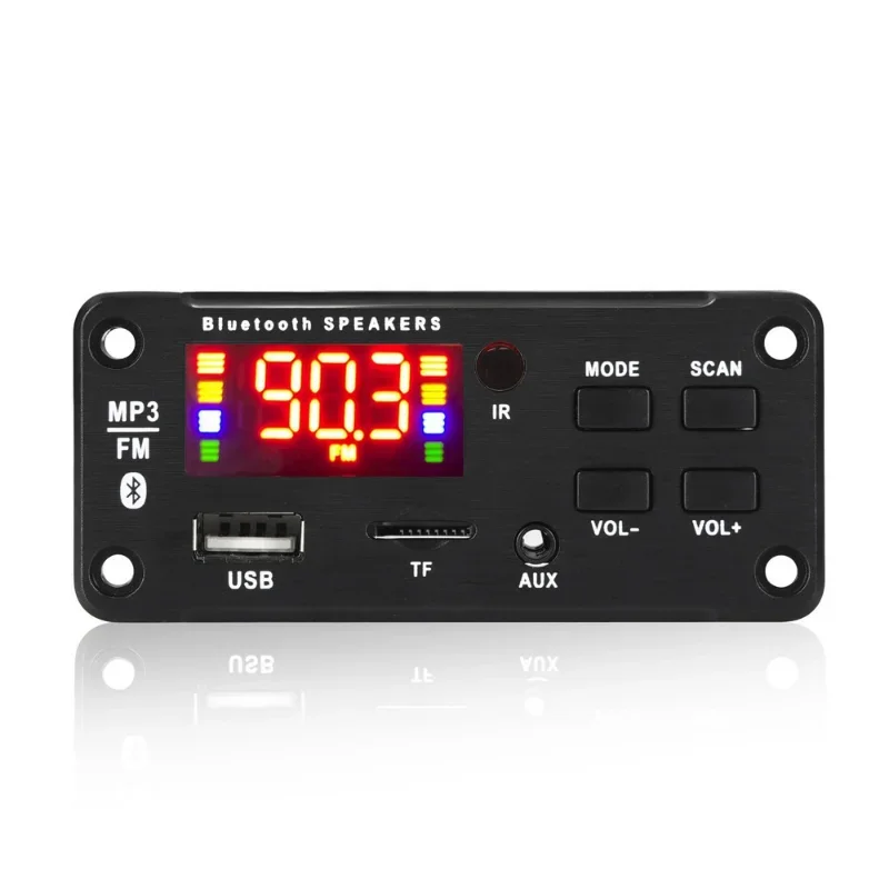 2*25W 50W Versterker Mp3 Speler Decoder Board 5V-18V Bluetooth 5.0 Auto Fm Radio Module Ondersteuning Tf Usb Aux 3.5 Wma Speler Decoder