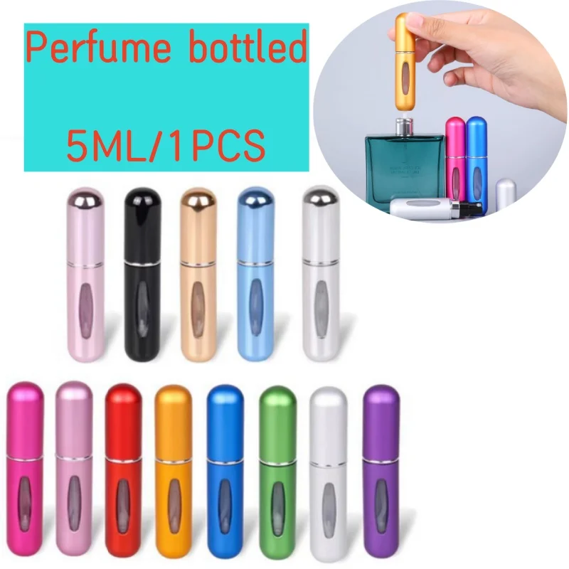 YS00082-- Multicolor 5ml self pump bottom rechargeable perfume separate bottle portable spray bottle travel combination