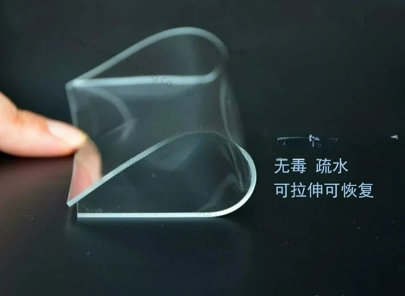 20-600um PDMS فيلم Polydimethylsiloxane Elastomer فيلم شفاف ومسامي وتنفس