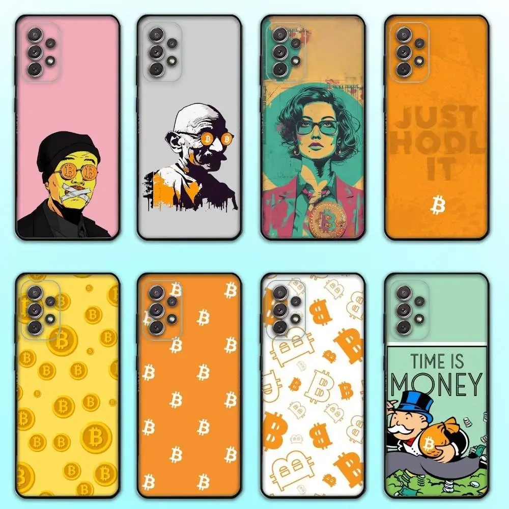 

Bitcoin Art Painting Phone Case For Samsung S25,S24,S21,S22,S23,S30,Ultra,S20,Plus,Fe,Lite,Note,10,9,5G Black Cover