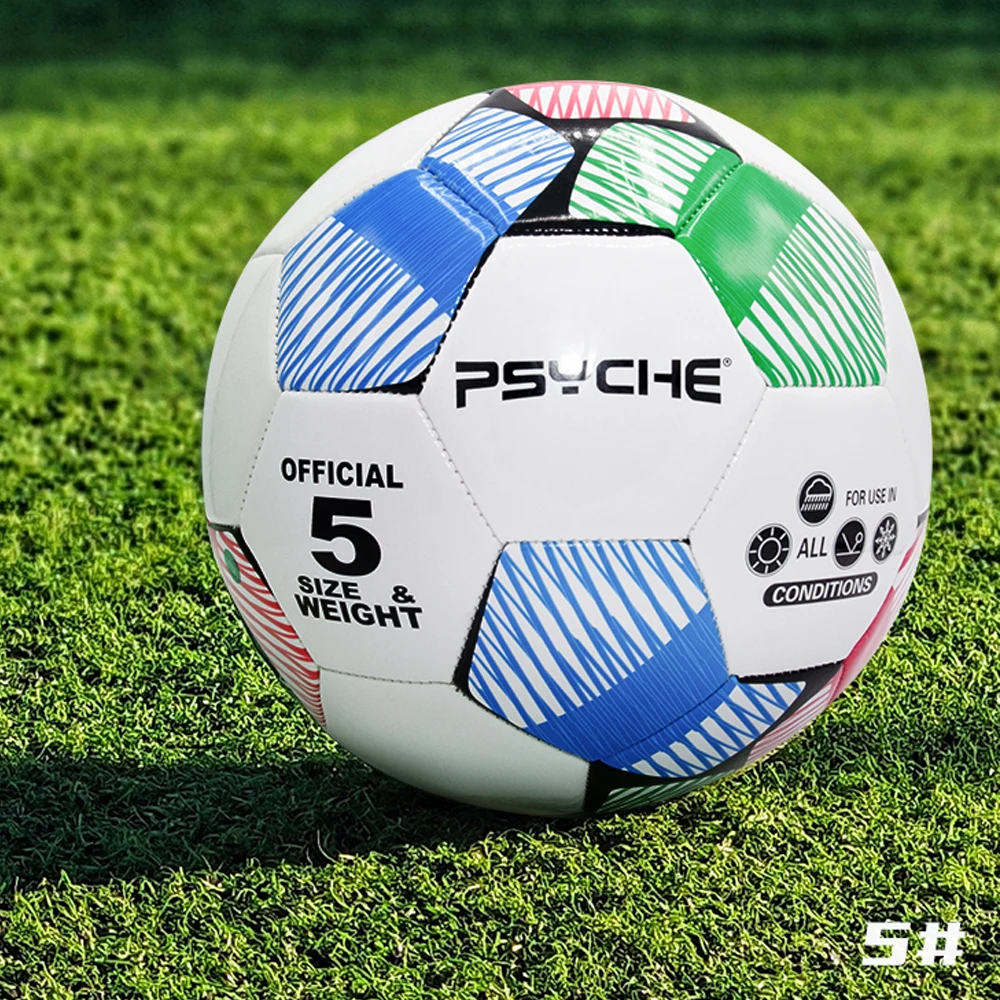 공식 사이즈 5 축구공 TPU 소재 부틸 블래더 미끄럼 방지 그립 전천후 방수 공기 밀폐형 프로 경기용