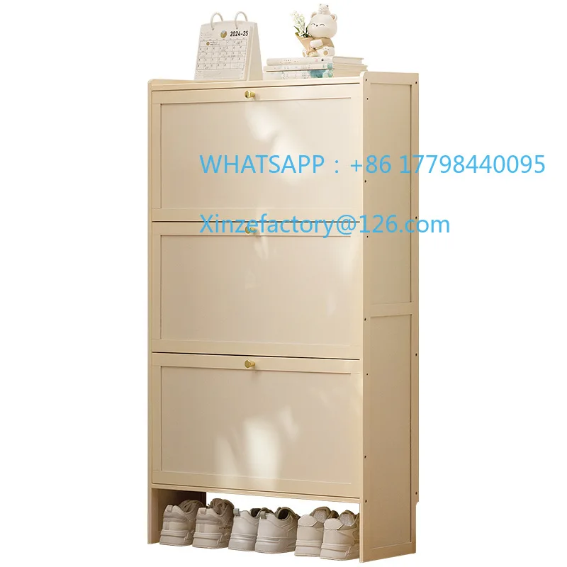 خزانة خذاء عمودية رفيعة للغاية قابلة للتخصيص، غطاء قلاب متعدد الطبقات، منظم أحذية موفر للمساحة لتخزين المدخل #6