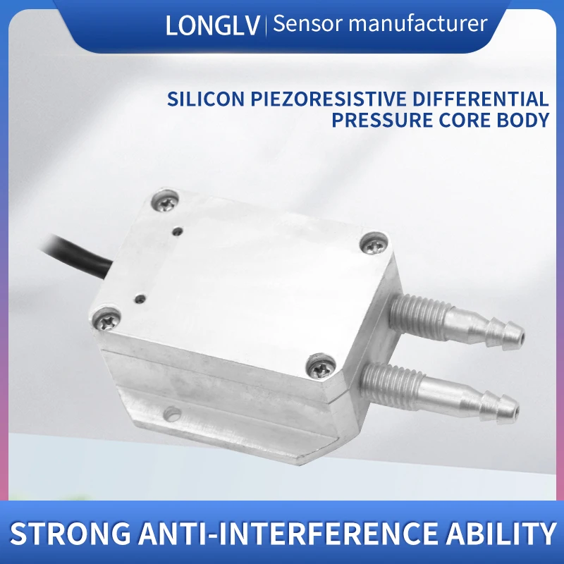 Longlv ptl802f Differenz druckt rans mitter, hochpräziser Überdruck-und Unterdruck-Mikro differenz druck