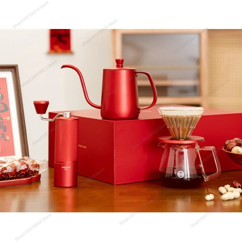 FOR C5 Bean Grinder, Gift Box Bean Grinder, Italian Hand Punch All Metal, Full Set of Double Bearings