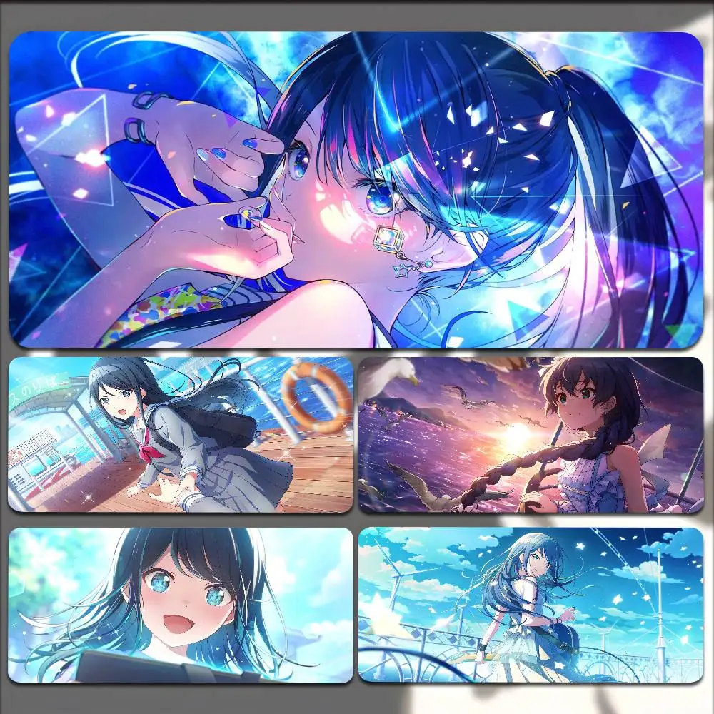 1pc Nette Anime H-hoshino I-ichika Mousepad Nicht-slip Geeignet Für Büro Computer Laptops E-sport Spiel Schreibtisch Matten XXL Tastatur