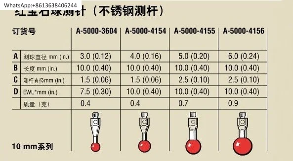

1 шт. 4155 стержень UK Renishaw Stylus A-5000-4155 Координатный зонд