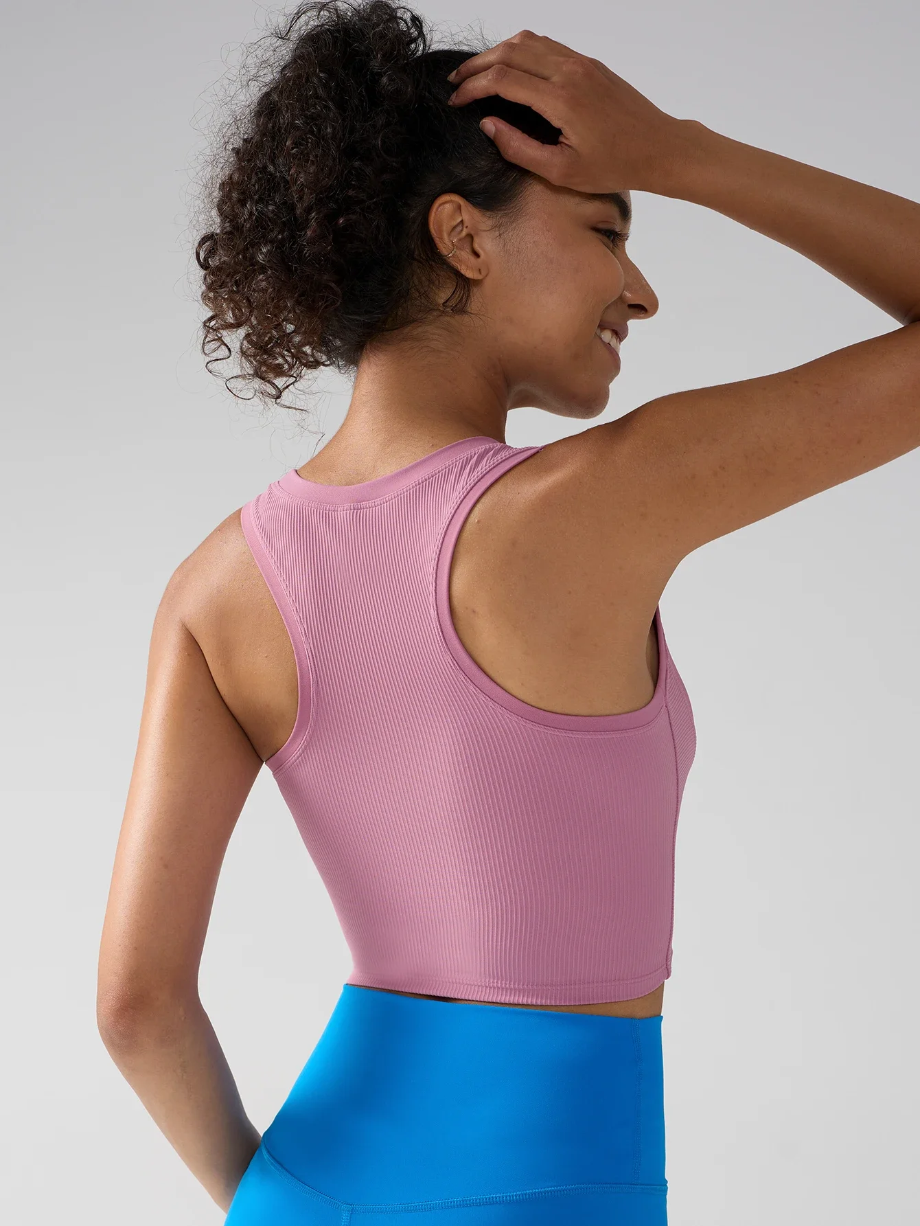 New Yoga Bra High-Strength Shockproof Sports Vest Fixed Cup Comfortable Breathable Running Fitness Cycling Pilates Sports Vest