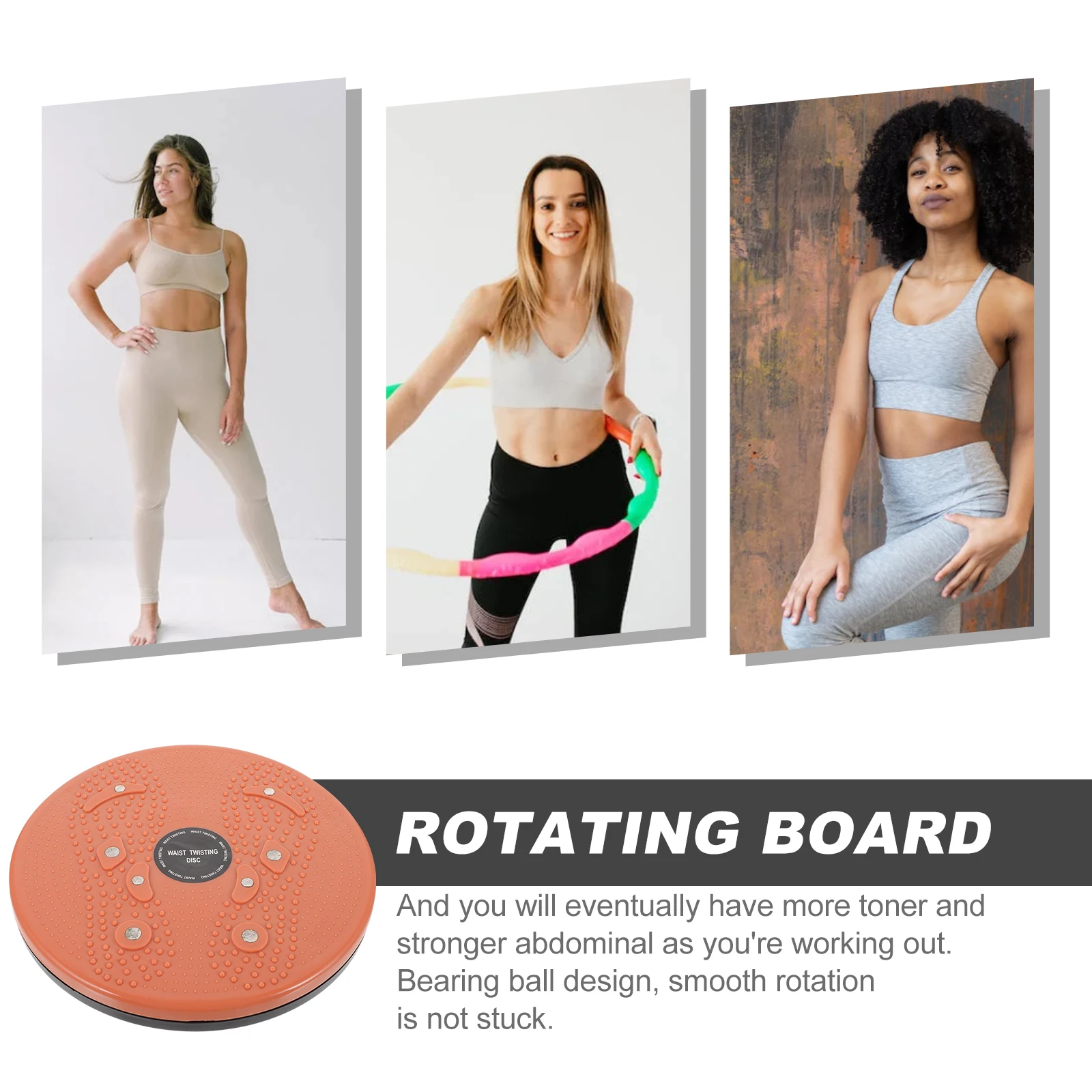 

Twisting Waist Disc Portable Durable Rotating Board Stomach Back Workout Fitness Twisting Plate Body Shaping Massage