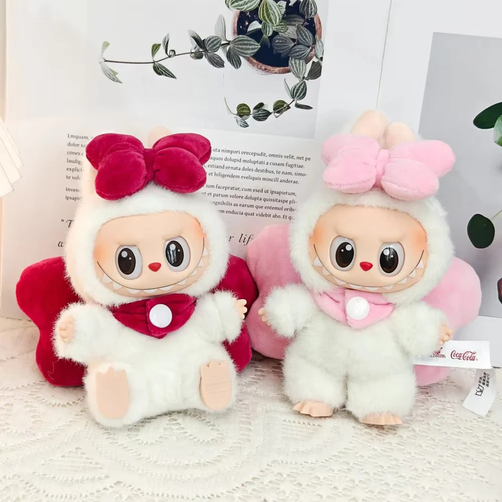 Cute Bow Tie Clothing Set for Labubu Plush Doll Clothing Accessories