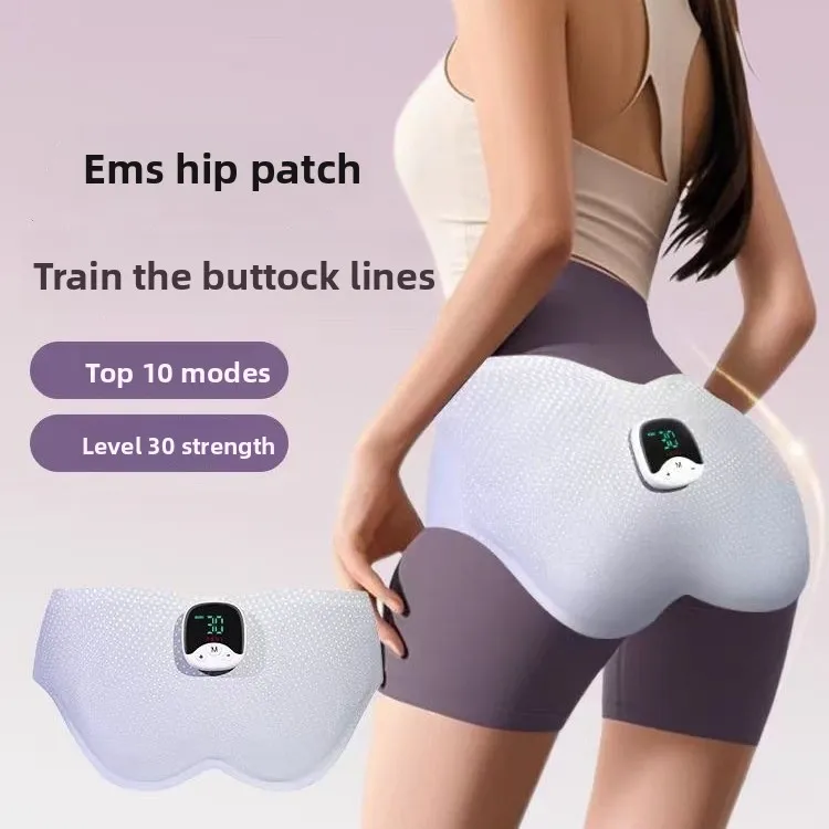 

Smart EMS Butt Lift Hip Trainer, Microcurrent Muscle Toner for Home Use, Auto Massage with 5 Programs, Non-Invasive