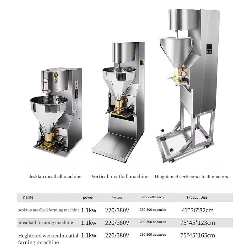 

Gold Seller Heavy Automatic Kebab Moulding Machine for Hotel Kitchens Motor Powered High Capacity 500-1000kg/h Meat Product