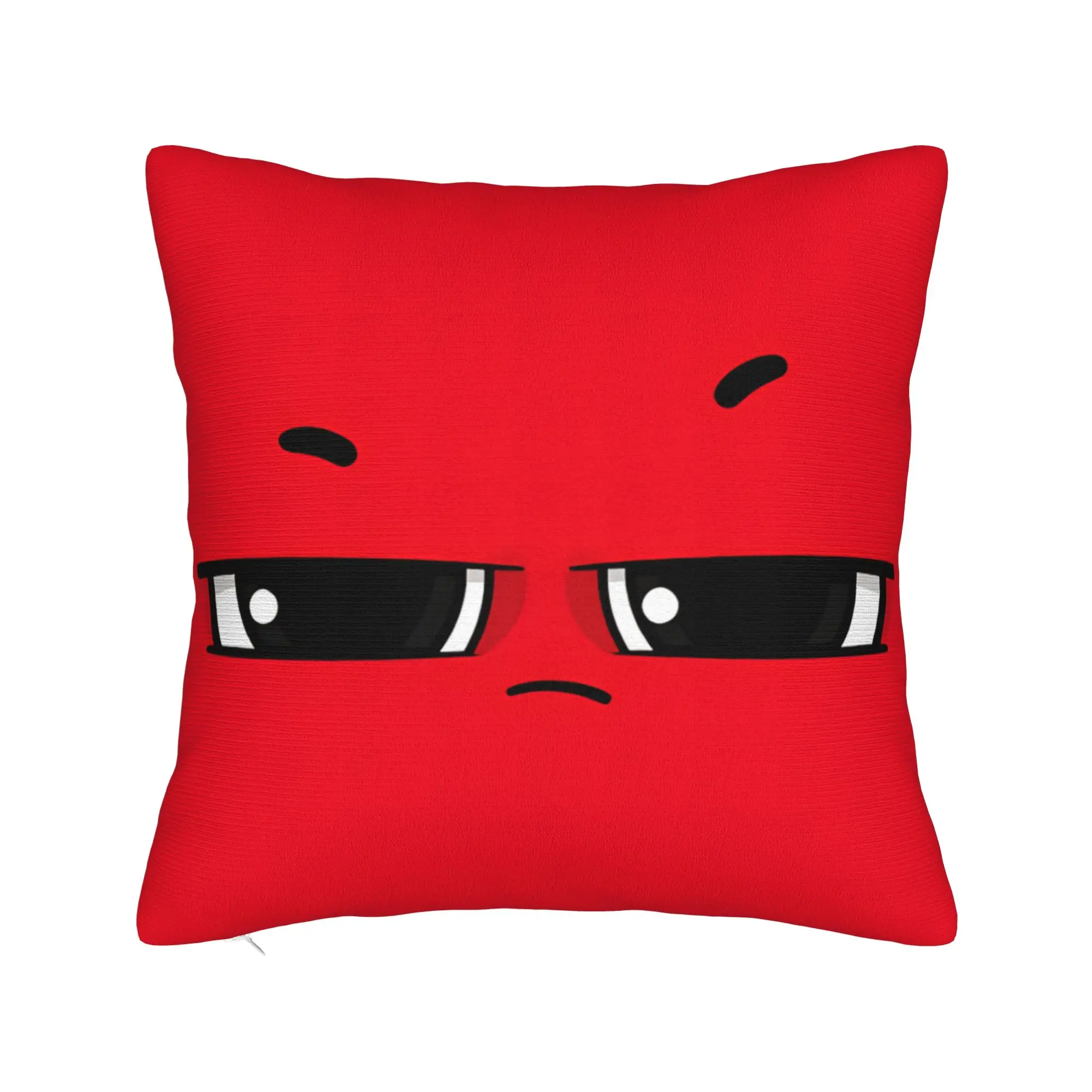 An Angry Face And Eyes Funny Meme Pillow Case  Print Pillow Cover Funny Pillowcases For Sofa Couch Bed Living Room