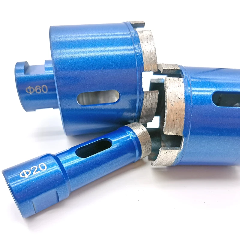 6-65mm M14 filetto sinterizzazione punta diamantata foro diamantato sega punte da trapano per marmo granito piastrelle di mattoni perforazione di calcestruzzo ceramico