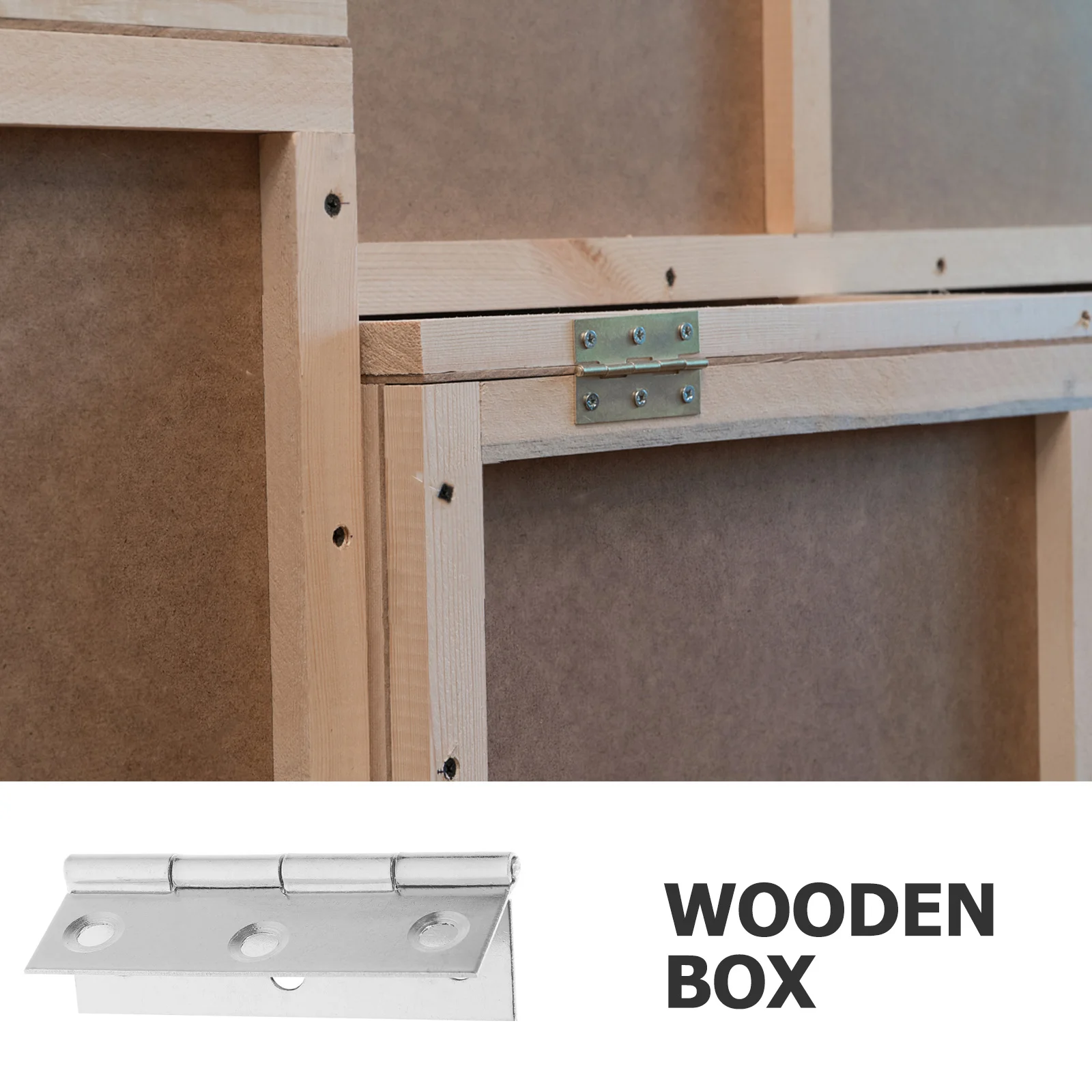 

18pcs 2.5 Inch Stainless Steel Heavy Duty Door For Wooden Box Jewelry Gift Wine Toolbox Flap Drawer Butt Hinge Window Hinge