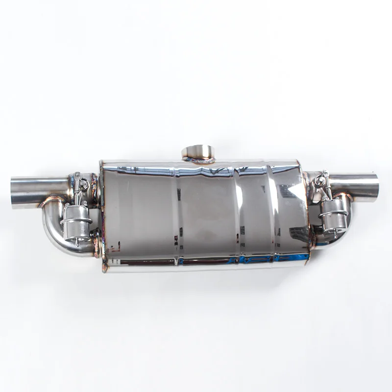 high performance 2 valve cutout exhaust muffler loud sound voice for street sports car