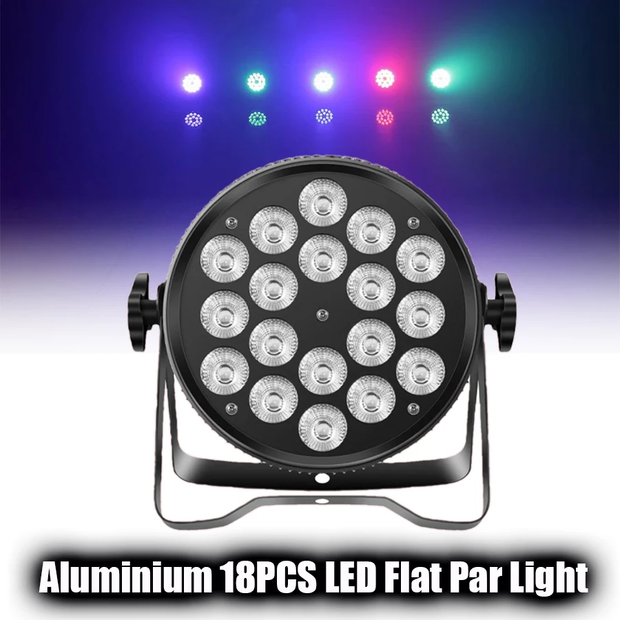 4-32PCS LED 18x12/15/18W Aluminum Par Light RGBW/RGBWA/RGBWA+UV 4in1/5in1/6in1 DMX512 Professional Stage Lighting Equipment