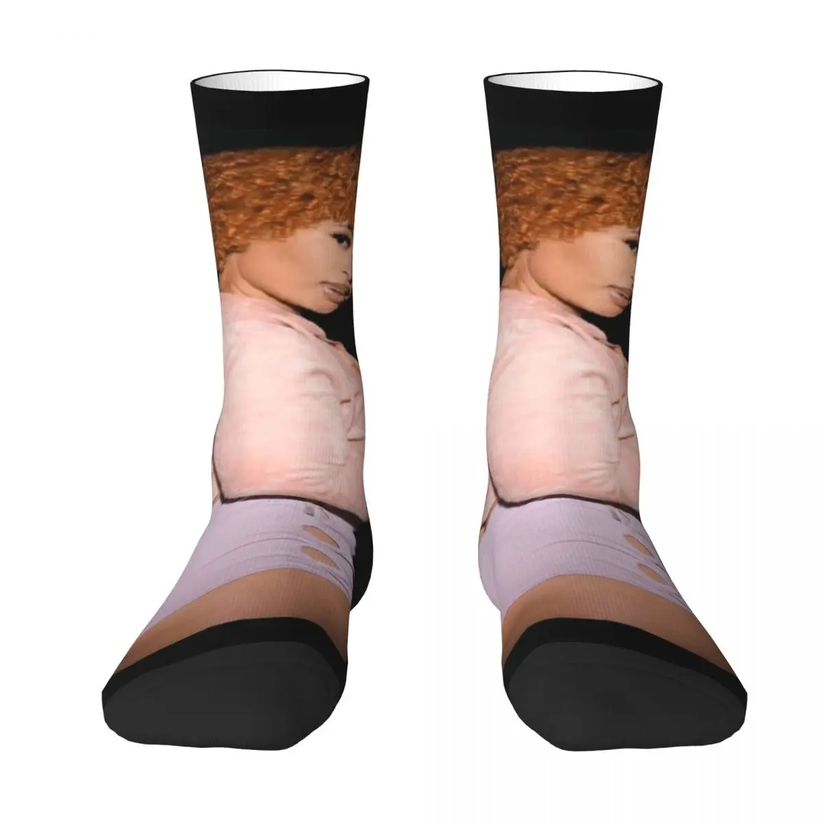 

Funny Ice Spice Socks Harajuku Super Soft Stockings All Season Long Socks Accessories for Unisex Birthday Present