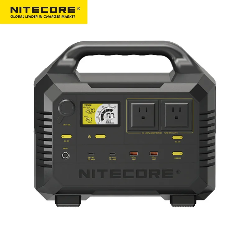 NITECORE NES1200 Portable Power Station 1000w Solar Outdoor Camping Ge