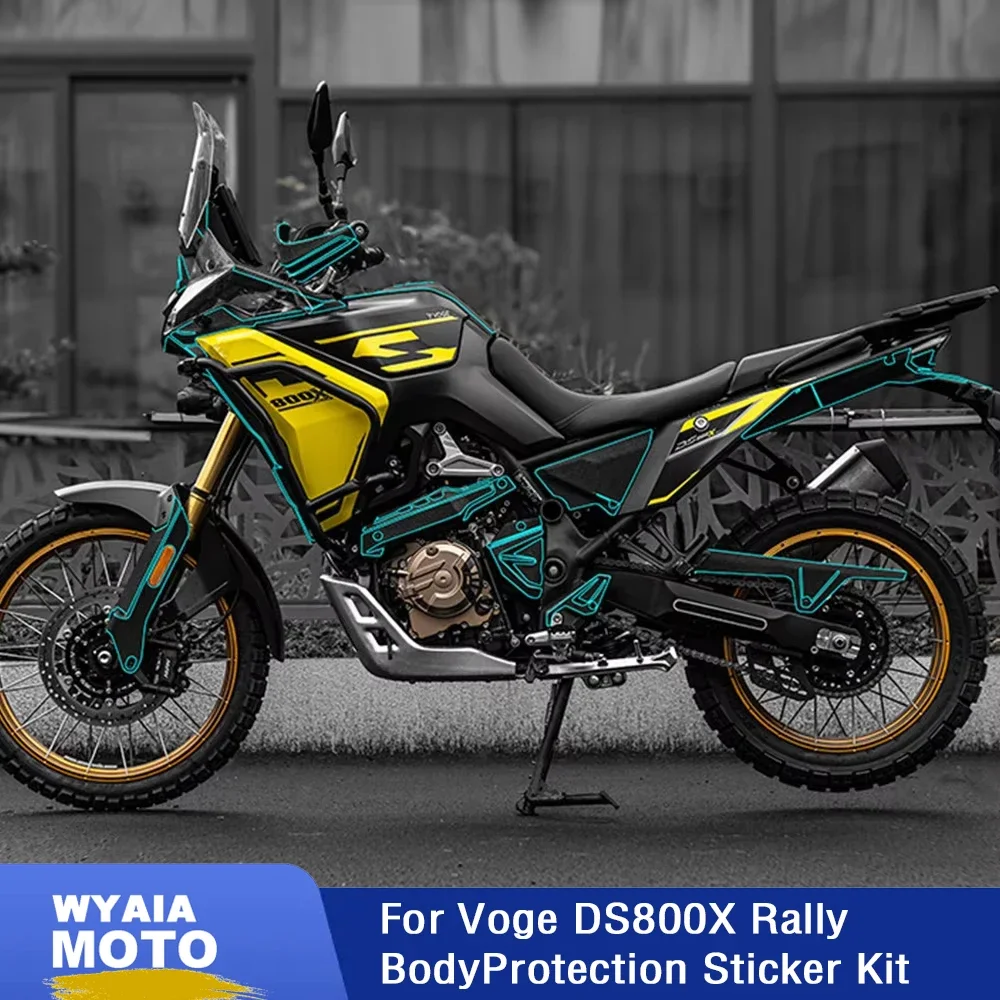 

Motorcycle Body Anti-scratch Frosted Stickers For Voge DS800X Rally Protection Sticker Kit Body Protection Sticker Kit