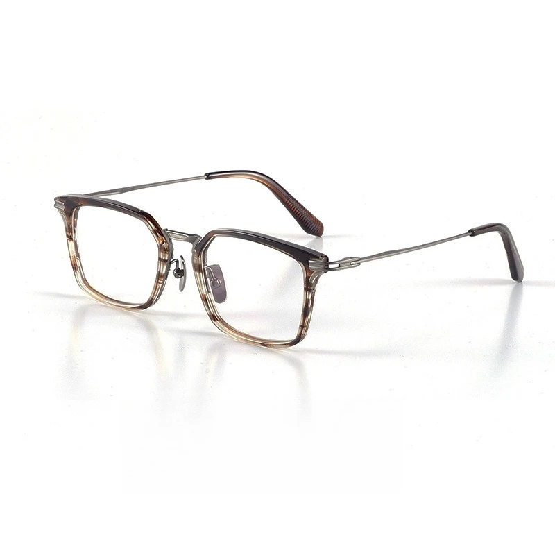 

Fashion Acetate Titanium Glasses frame Men Retro Luxury Square Optical Prescription myopia Eyeglasses Frames eyewear