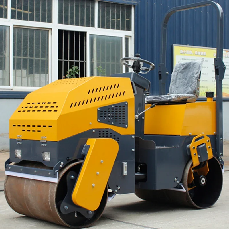 Construction Machinery Walk Behind compactor 3ton 1ton 2ton 4ton New pavement machinery Vibration ride on mini Road Roller