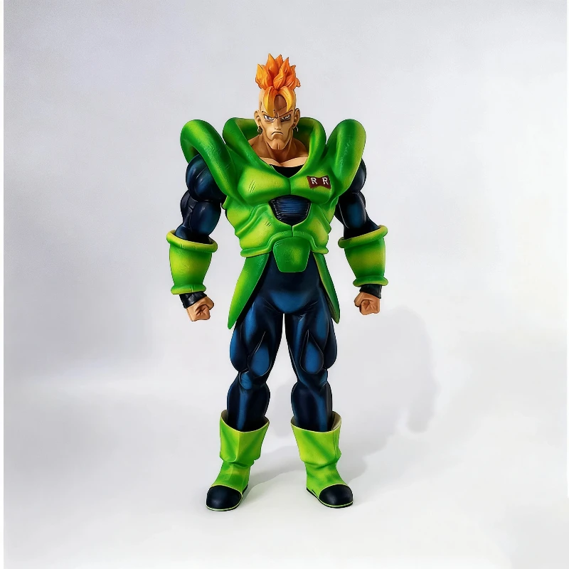 Dragon Ball Android # 16 ornamento de mesa secundária com armário gk kit de garagem modelo figura de animação colecionável para decoração de casa