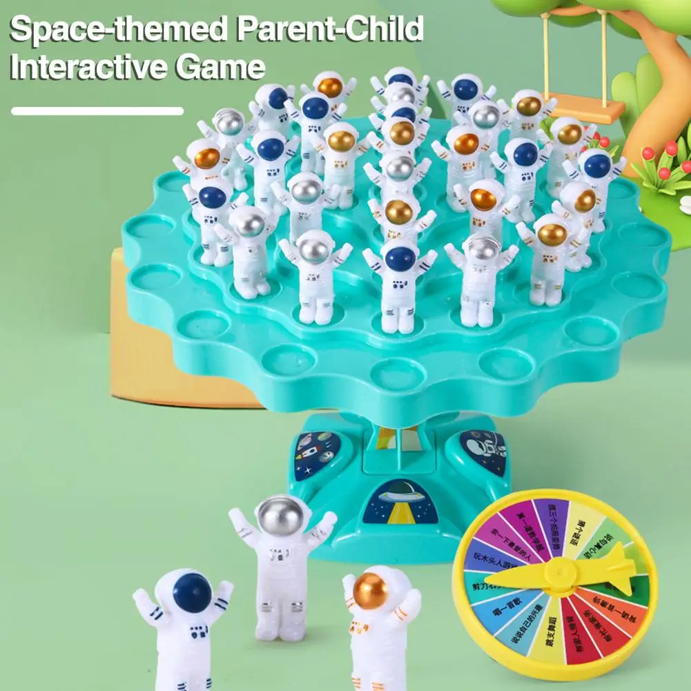 Balance Toys for Kids Astronaut Balance Games Fun Space Puzzle Toys for Kids Set di giochi da tavolo impilabili per il tempo libero per i bambini