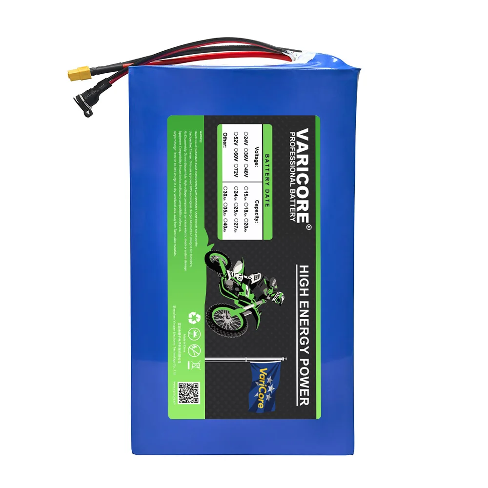 48 فولت 30 أمبير 21700 13S6P بطارية ليثيوم أيون بطارية سكوتر ل 54.6 فولت 800 واط 1000 واط 1200 واط بطارية دراجة كهربائية مع حماية BMS